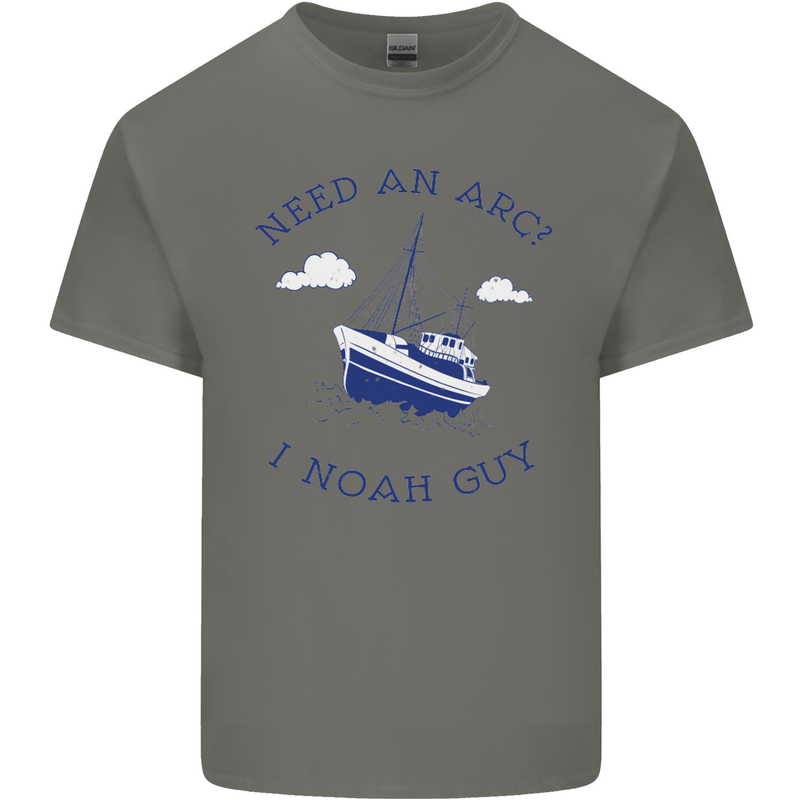 Need an Arc? I Noah Guy Funny Atheist Mens Cotton T-Shirt Tee Top Charcoal