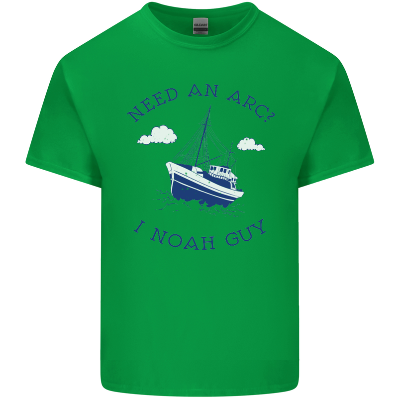 Need an Arc? I Noah Guy Funny Atheist Mens Cotton T-Shirt Tee Top Irish Green