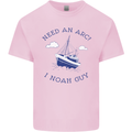 Need an Arc? I Noah Guy Funny Atheist Mens Cotton T-Shirt Tee Top Light Pink