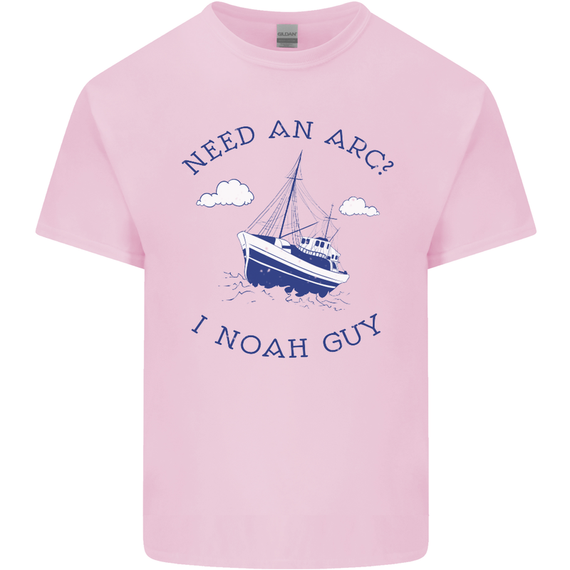 Need an Arc? I Noah Guy Funny Atheist Mens Cotton T-Shirt Tee Top Light Pink