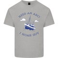 Need an Arc? I Noah Guy Funny Atheist Mens Cotton T-Shirt Tee Top Sports Grey