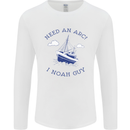 Need an Arc? I Noah Guy Funny Atheist Mens Long Sleeve T-Shirt White
