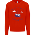 Need an Arc? I Noah Guy Funny Atheist Mens Sweatshirt Jumper Bright Red