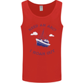 Need an Arc? I Noah Guy Funny Atheist Mens Vest Tank Top Red