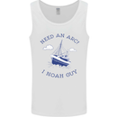 Need an Arc? I Noah Guy Funny Atheist Mens Vest Tank Top White