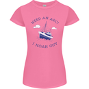 Need an Arc? I Noah Guy Funny Atheist Womens Petite Cut T-Shirt Azalea