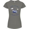 Need an Arc? I Noah Guy Funny Atheist Womens Petite Cut T-Shirt Charcoal