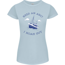 Need an Arc? I Noah Guy Funny Atheist Womens Petite Cut T-Shirt Light Blue
