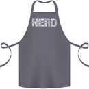 Nerd Word Art Geek Cotton Apron 100% Organic Steel