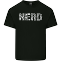Nerd Word Art Geek Kids T-Shirt Childrens Black