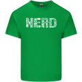 Nerd Word Art Geek Kids T-Shirt Childrens Irish Green
