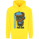Nerd  Funny Gamer Gaming Childrens Kids Hoodie Yellow