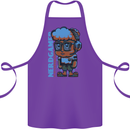 Nerd  Funny Gamer Gaming Cotton Apron 100% Organic Purple