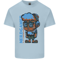 Nerd  Funny Gamer Gaming Kids T-Shirt Childrens Light Blue