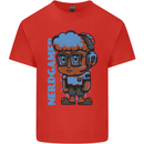 Nerd  Funny Gamer Gaming Kids T-Shirt Childrens Red