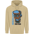 Nerd  Funny Gamer Gaming Mens 80% Cotton Hoodie Sand