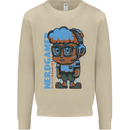 Nerd  Funny Gamer Gaming Mens Sweatshirt Jumper Sand