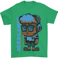Nerd  Funny Gamer Gaming Mens T-Shirt Cotton Gildan Irish Green