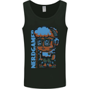 Nerd  Funny Gamer Gaming Mens Vest Tank Top Black