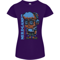 Nerd  Funny Gamer Gaming Womens Petite Cut T-Shirt Purple