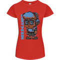Nerd  Funny Gamer Gaming Womens Petite Cut T-Shirt Red