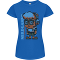 Nerd  Funny Gamer Gaming Womens Petite Cut T-Shirt Royal Blue
