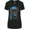 Nerd  Funny Gamer Gaming Womens Wider Cut T-Shirt Black