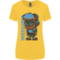 Nerd  Funny Gamer Gaming Womens Wider Cut T-Shirt Yellow