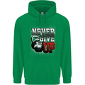 Never Give Up Gym Training Top Bodybuilding Mens 80% Cotton Hoodie Irish Green
