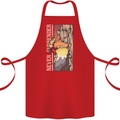 Never Surrender Rock Climbing Climber Cotton Apron 100% Organic Red