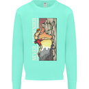 Never Surrender Rock Climbing Climber Mens Sweatshirt Jumper Peppermint