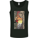 Never Surrender Rock Climbing Climber Mens Vest Tank Top Black