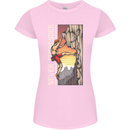 Never Surrender Rock Climbing Climber Womens Petite Cut T-Shirt Light Pink