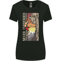 Never Surrender Rock Climbing Climber Womens Wider Cut T-Shirt Black