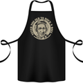 Never Too Old to Rock and Roll Cotton Apron 100% Organic Black