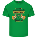 Never Underestimate an Old Man Guitar Kids T-Shirt Childrens Irish Green