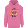 Never Underestimate an Old Man Guitar Mens 80% Cotton Hoodie Azelea