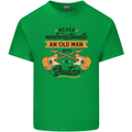 Never Underestimate an Old Man Guitar Mens Cotton T-Shirt Tee Top Irish Green