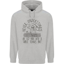 Never Underestimate an Old Man Table Tennis Childrens Kids Hoodie Sports Grey