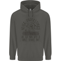 Never Underestimate an Old Man Table Tennis Childrens Kids Hoodie Storm Grey