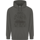 Never Underestimate an Old Man Table Tennis Childrens Kids Hoodie Storm Grey