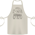 Never Underestimate an Old Man Table Tennis Cotton Apron 100% Organic Natural