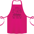 Never Underestimate an Old Man Table Tennis Cotton Apron 100% Organic Pink