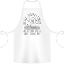 Never Underestimate an Old Man Table Tennis Cotton Apron 100% Organic White
