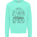Never Underestimate an Old Man Table Tennis Kids Sweatshirt Jumper Peppermint