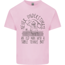 Never Underestimate an Old Man Table Tennis Kids T-Shirt Childrens Light Pink