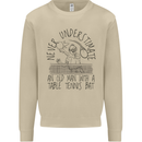 Never Underestimate an Old Man Table Tennis Mens Sweatshirt Jumper Sand