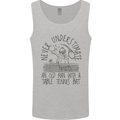 Never Underestimate an Old Man Table Tennis Mens Vest Tank Top Sports Grey