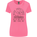 Never Underestimate an Old Man Table Tennis Womens Wider Cut T-Shirt Azalea