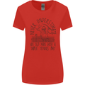 Never Underestimate an Old Man Table Tennis Womens Wider Cut T-Shirt Red